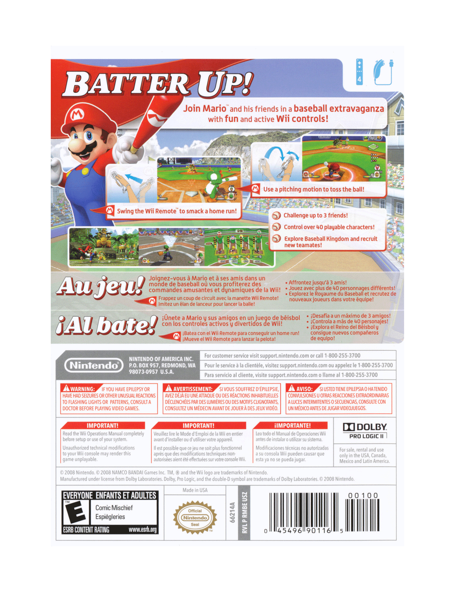 Mario Super Sluggers (cib)