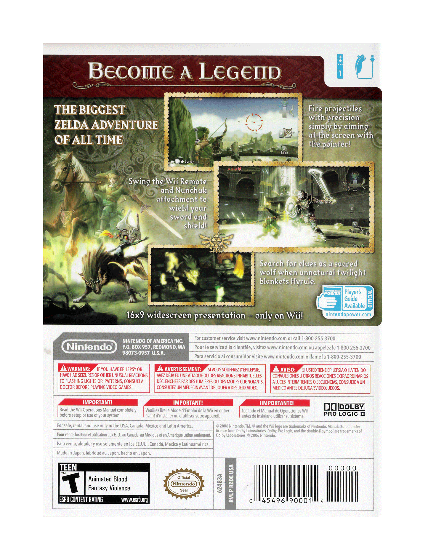 The Legend of Zelda: Twilight Princess (cib)