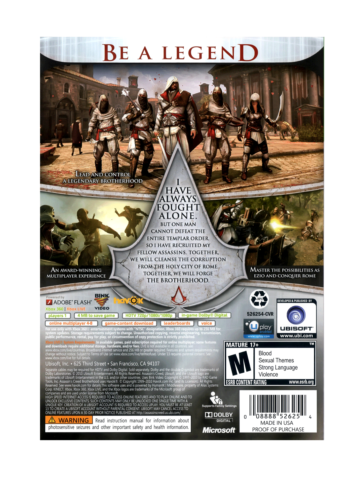 Assassin's Creed Brotherhood (cib)