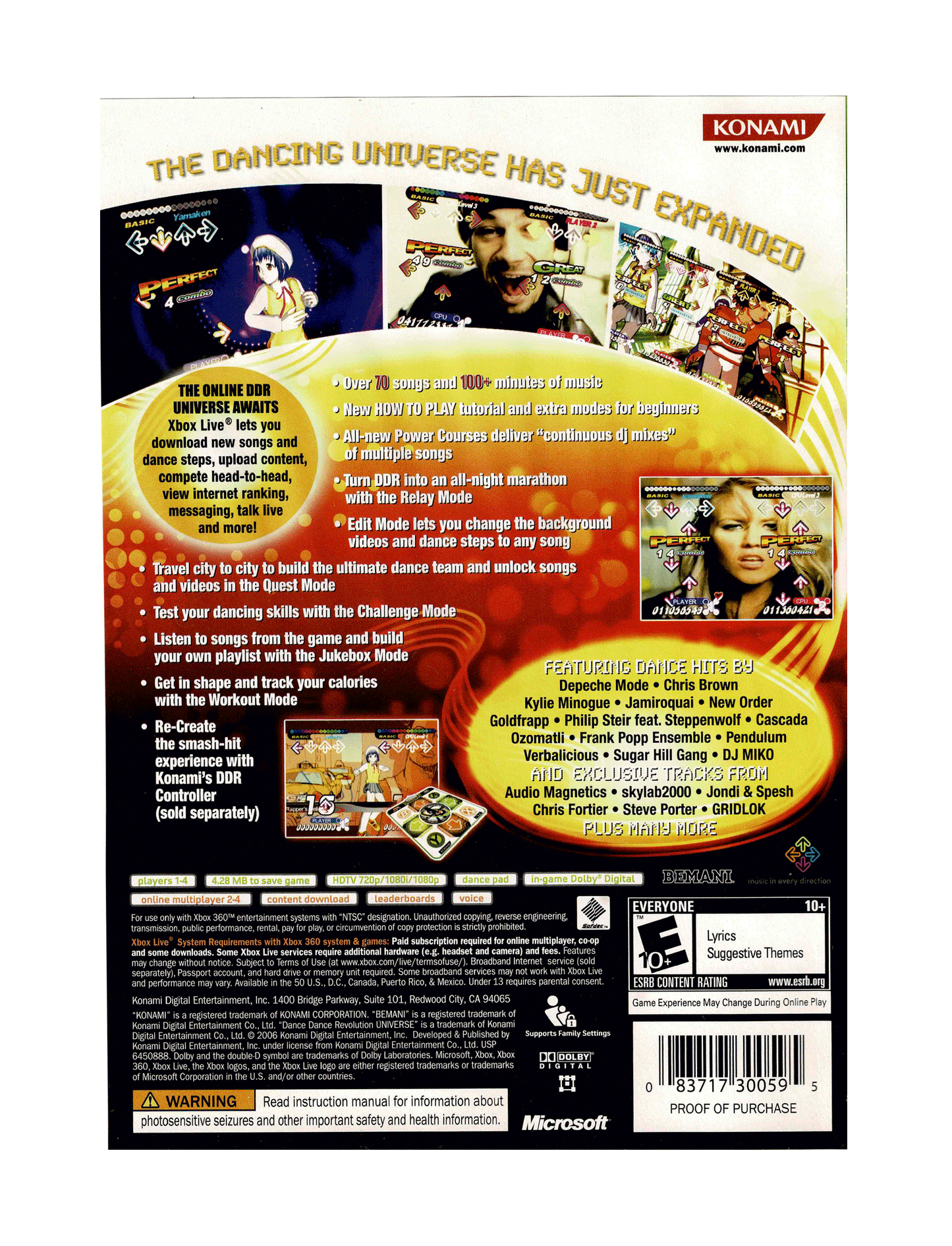 Dance Dance Revolution Universe (cib)