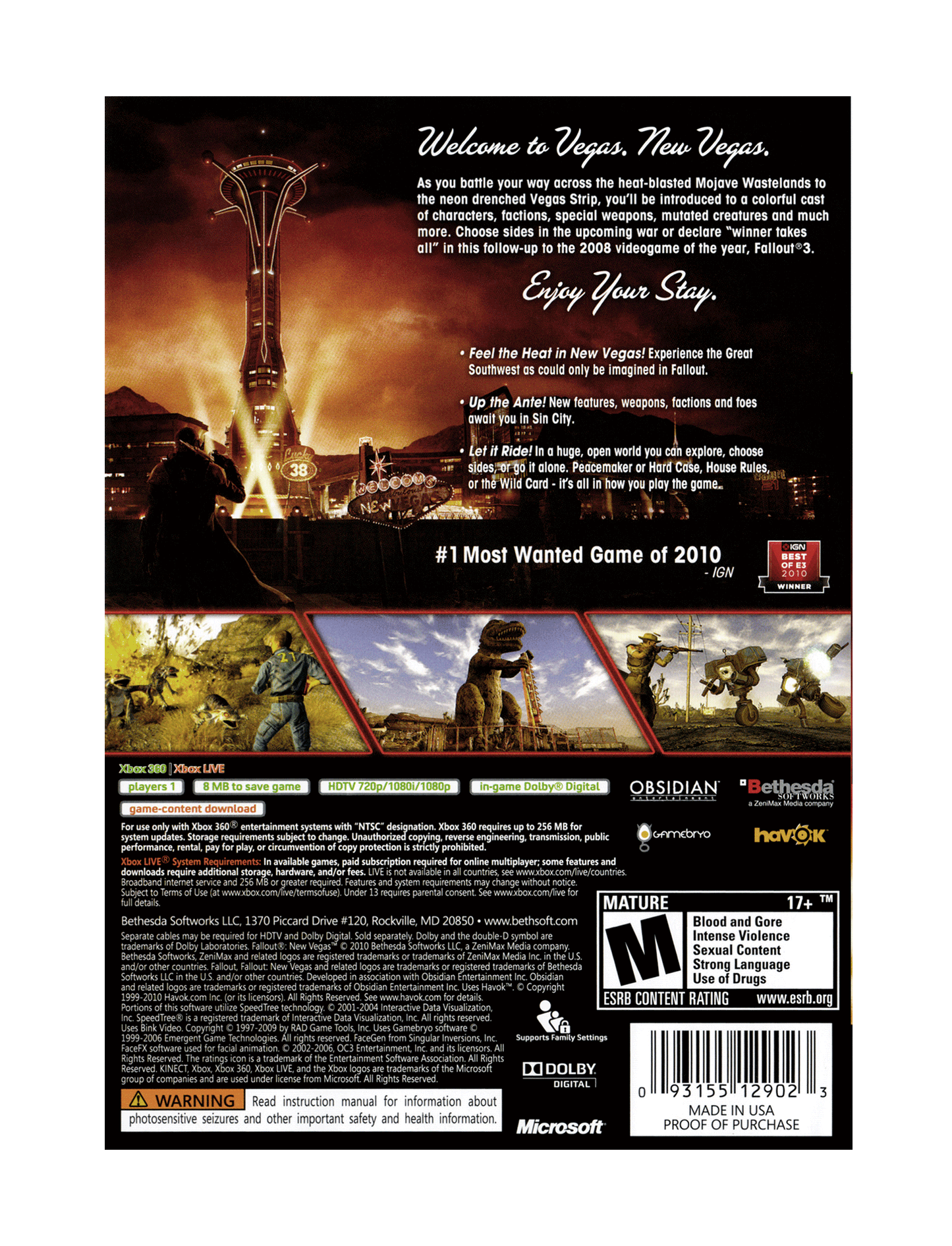 Fallout: New Vegas (cib)