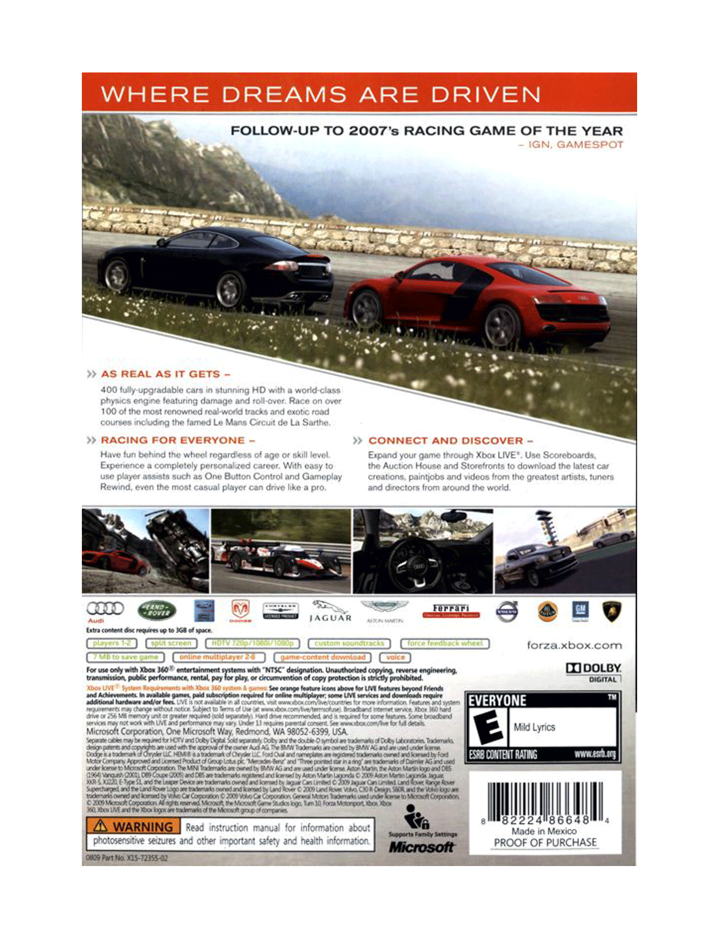 Forza Motorsport 3 (cib)