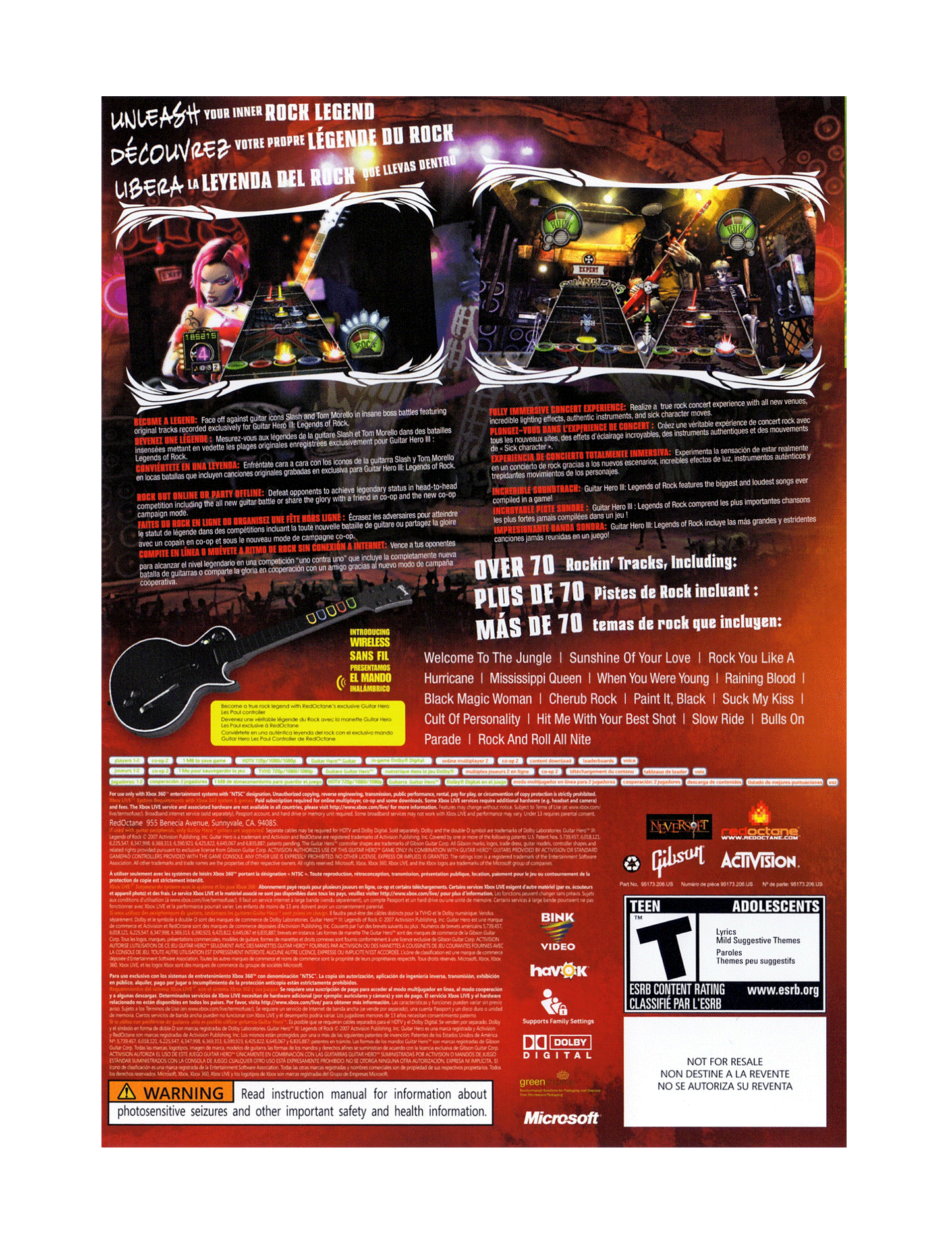 Guitar Hero III Legends of Rock (cib)