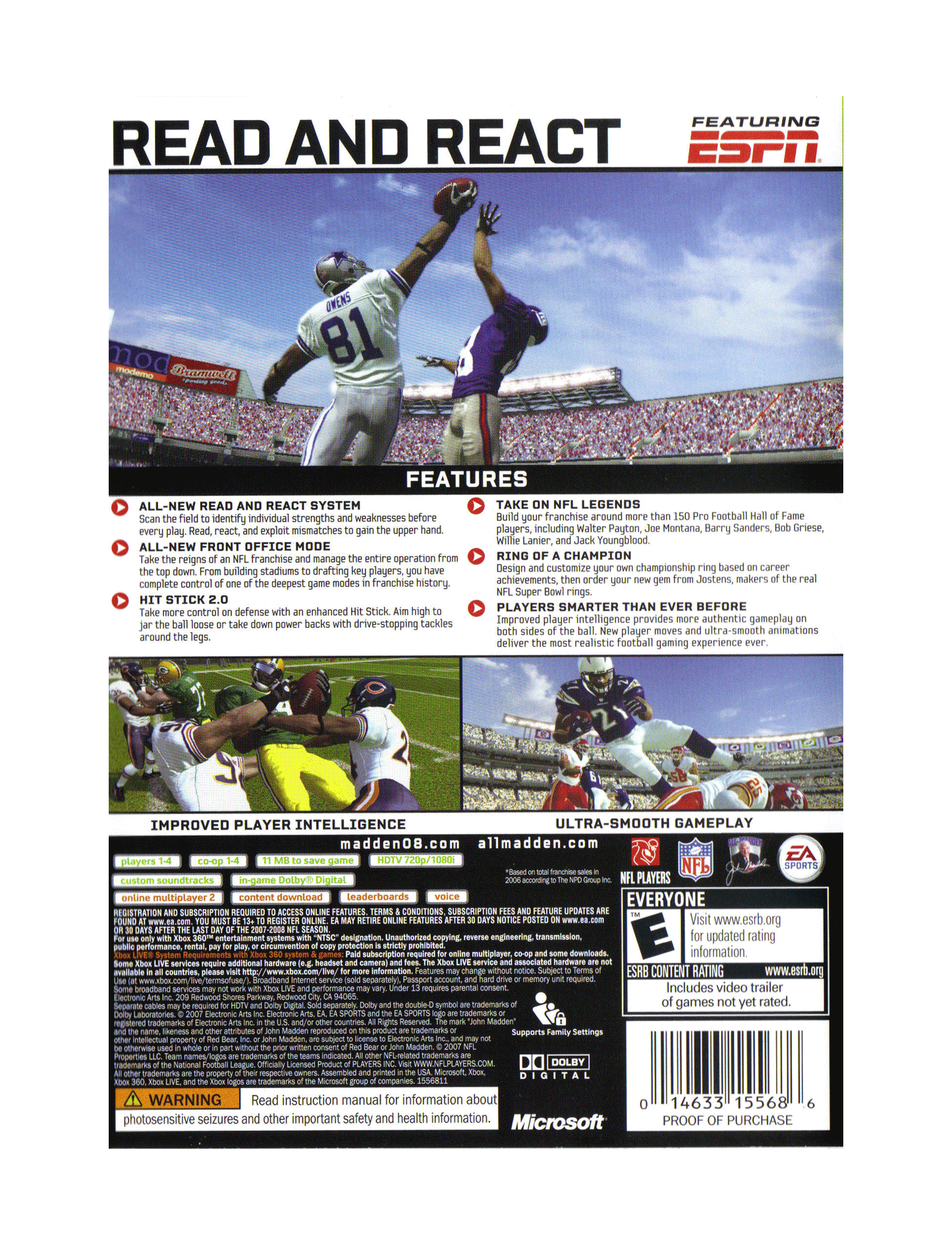 Madden 08 (cib)