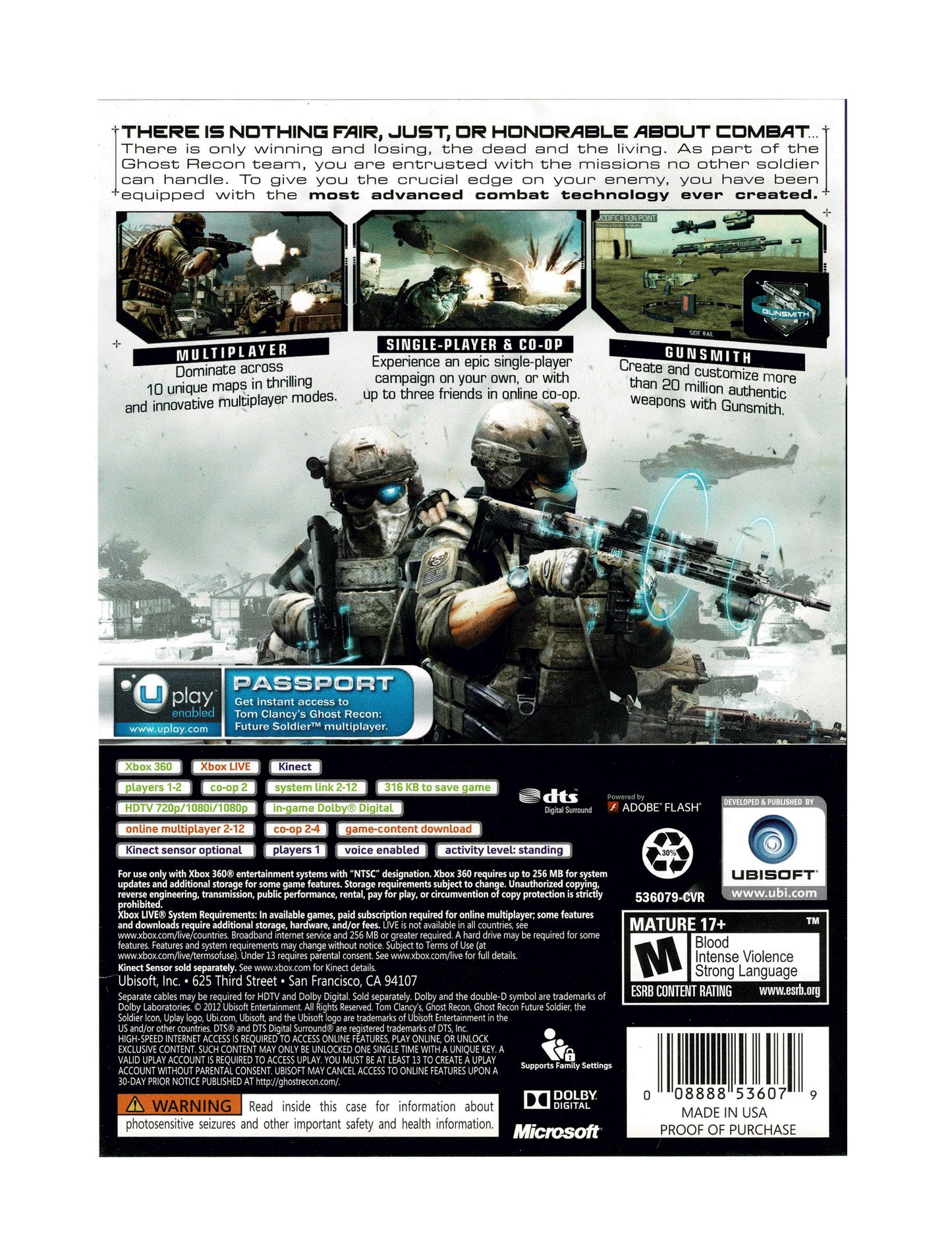 Tom Clancy's Ghost Recon Future Soldier (cib)