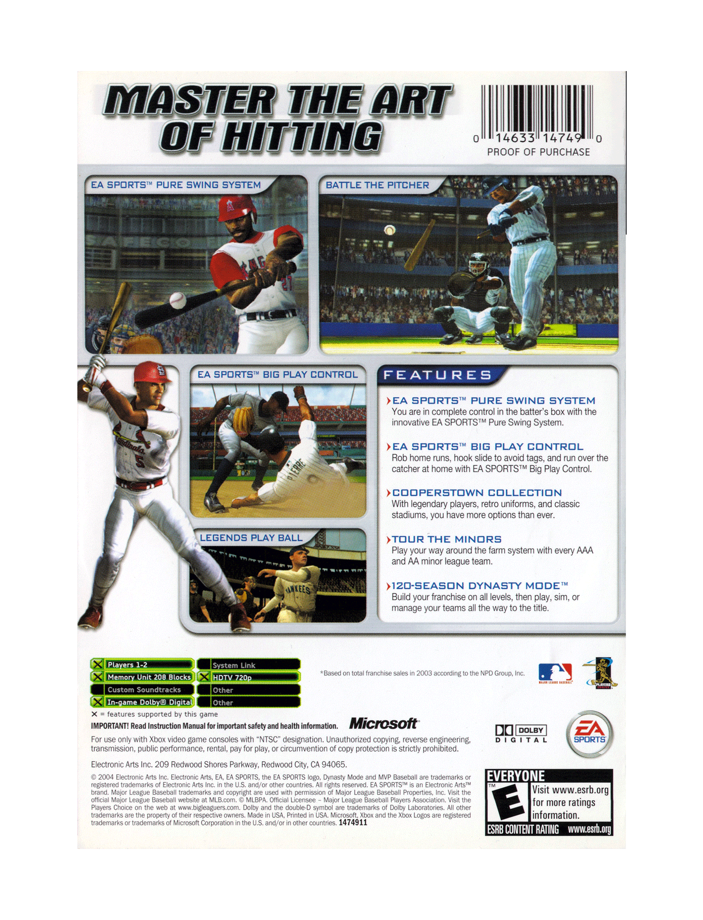 EA Sports MVP Baseball 2004 (cib)