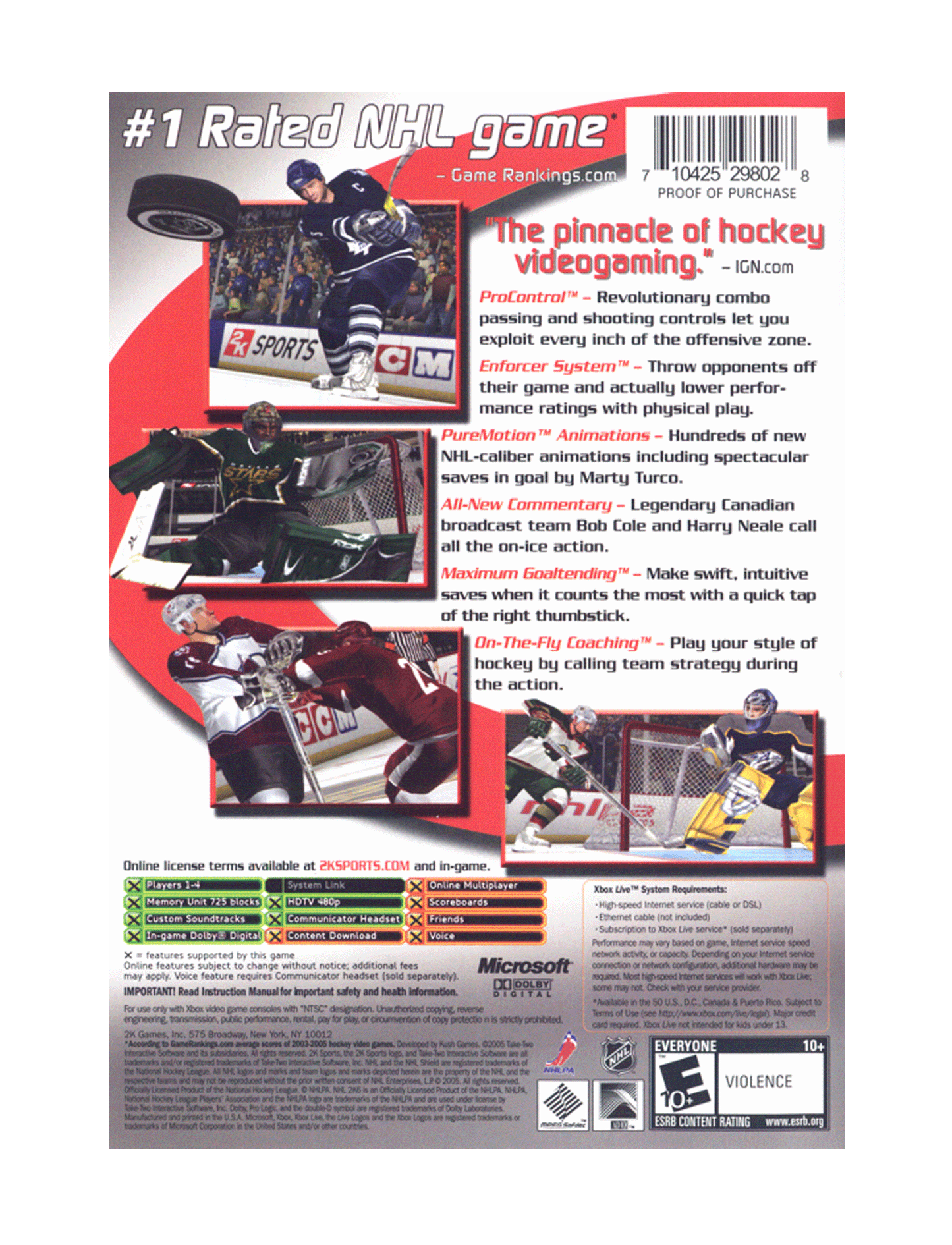 NHL 2K6 (cib)