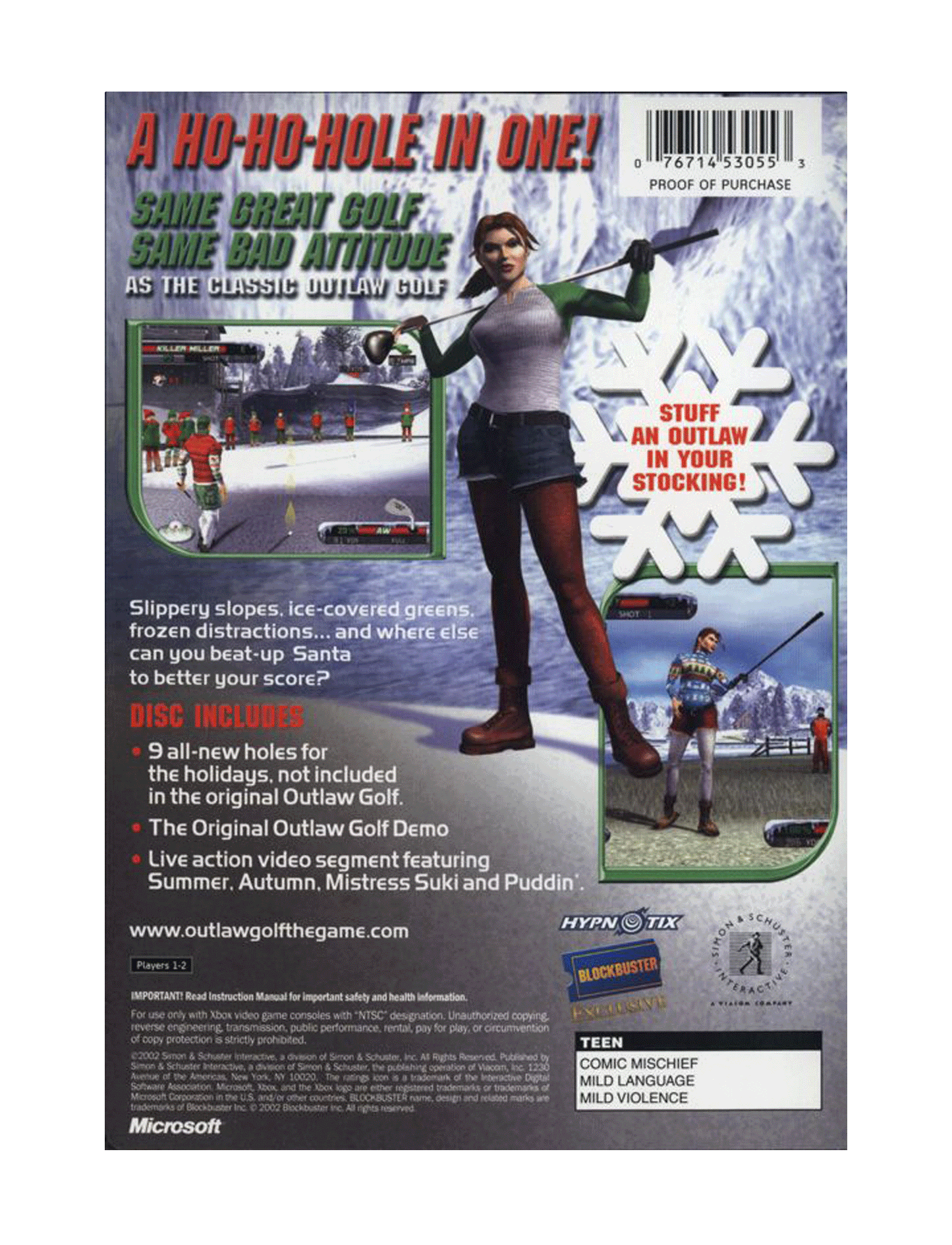 Outlaw Golf 9 Holes of X-Mas (cib)