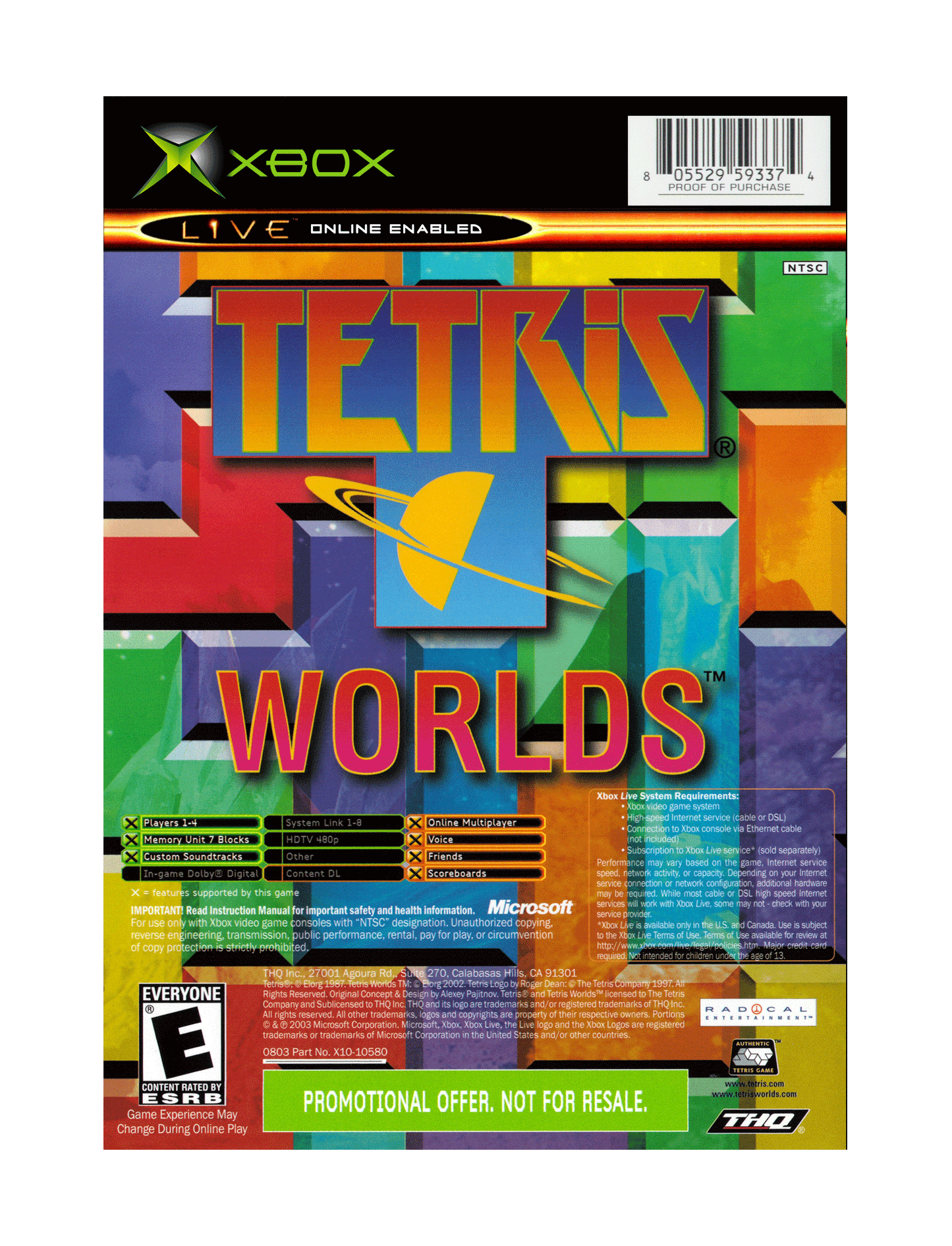 Star Wars: The Clone Wars / Tetris Worlds (cib)