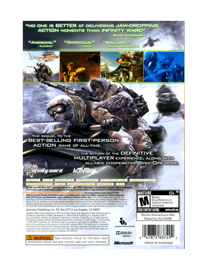 Call of Duty Modern Warfare 2 (cib)