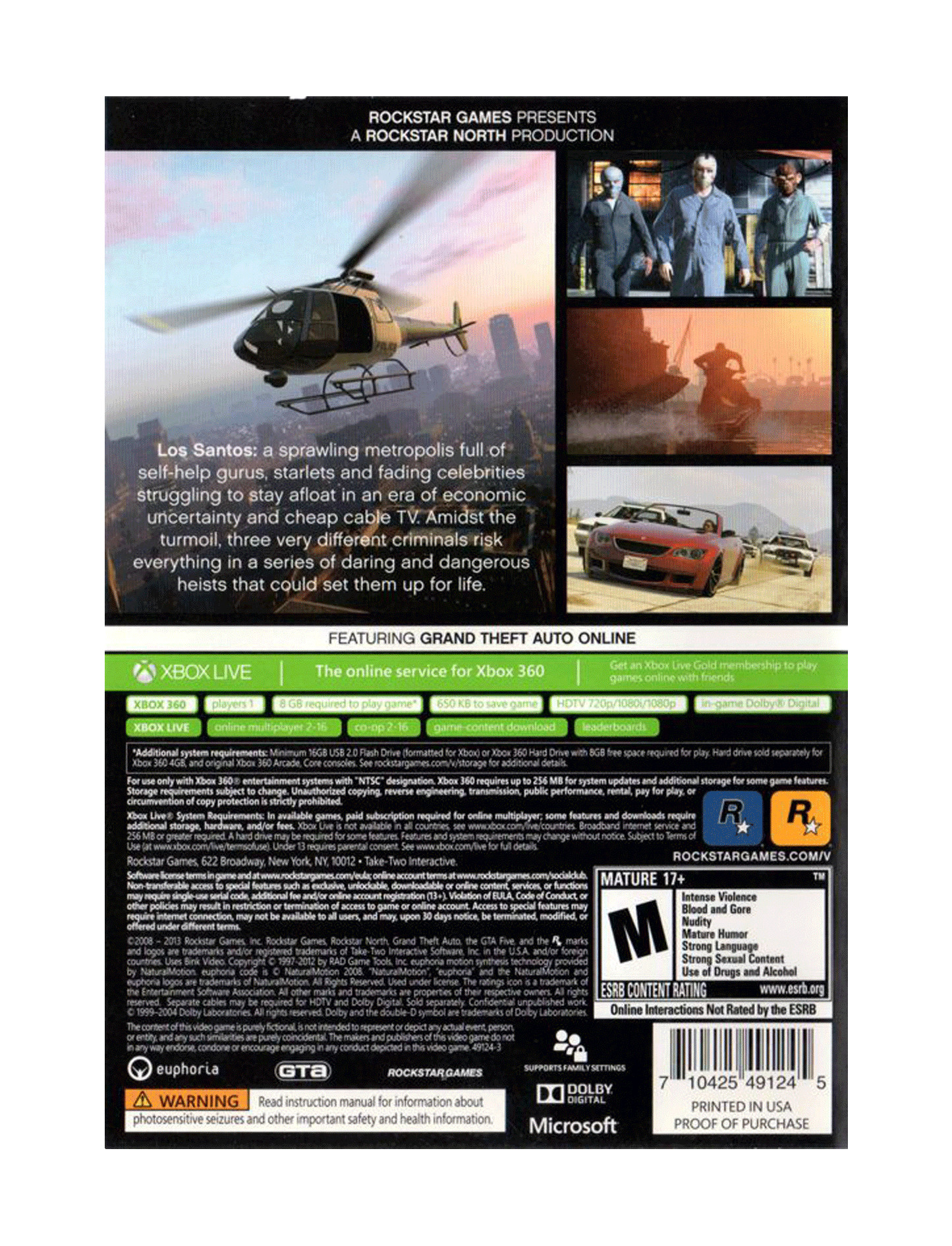 Grand Theft Auto V (cib)