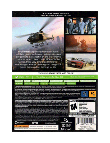 Grand Theft Auto V (cib)