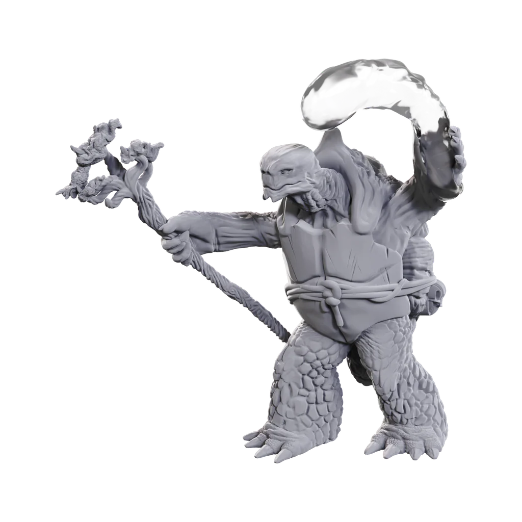 D&D Nolzur's Marvelous Miniatures Tortle Druid & Wild Shape Giant Lizard 90707