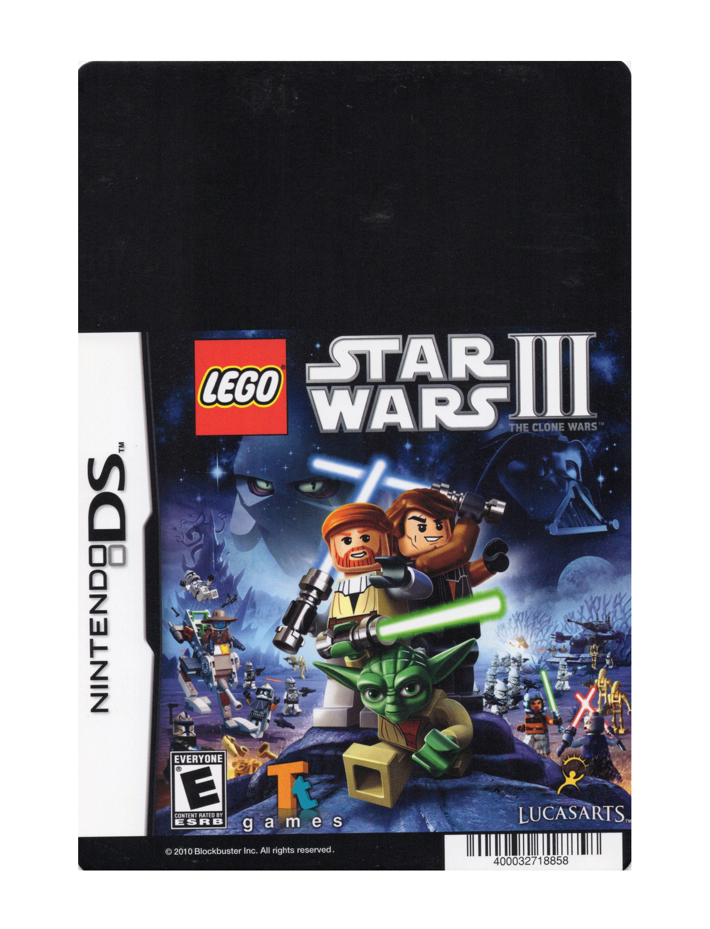Blockbuster Video Placeholder Display Card (LEGO Star Wars III: The Clone Wars - DS)