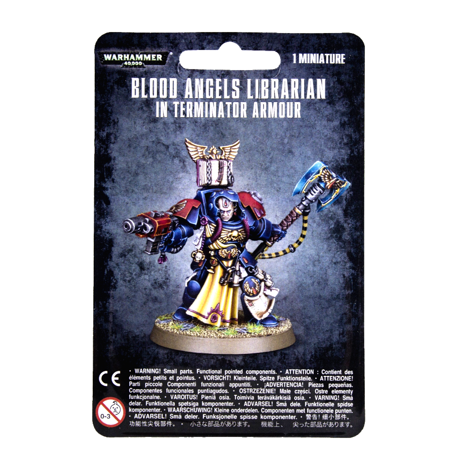 Blood Angels Librarian in Terminator Armour