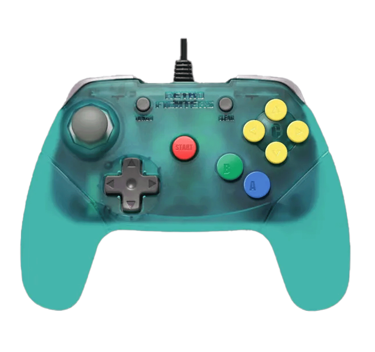 Brawler64 (Ice Blue) Wired Controller for N64