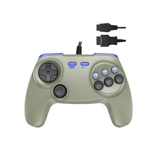 Brawler Gen Controller (Special Edition Gray) for Sega Genesis