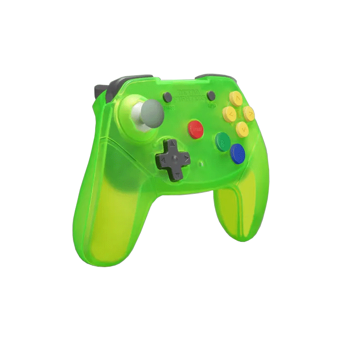 Brawler64 Wireless Edition Controller for N64 (Extreme Green) [Limited Edition]