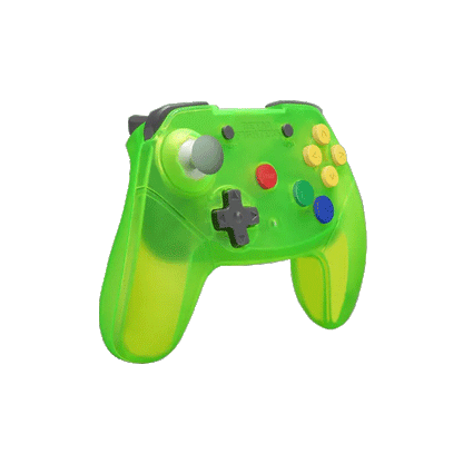 Brawler64 Wireless Edition (Extreme Green) Controller for N64 [Limited Edition]