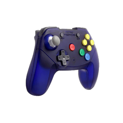 Brawler64 Wireless Edition (Grape Purple) Controller for N64