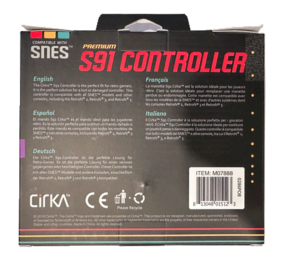 Cirka Controller for Super Nintendo S91