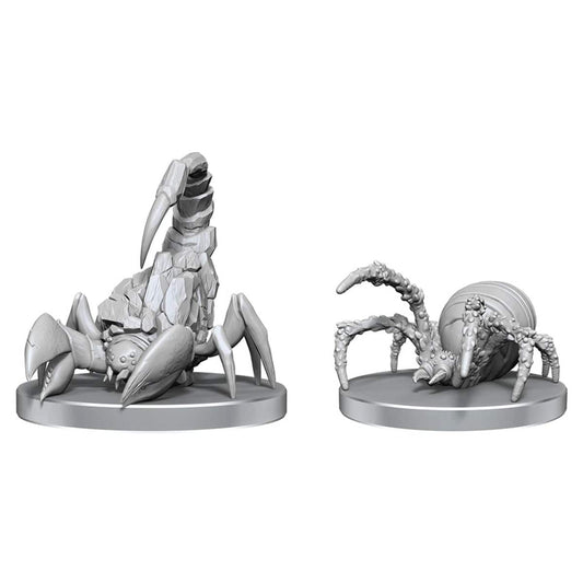 Pathfinder Battles Deep Cuts Cave Scorpion & Hunting Spider