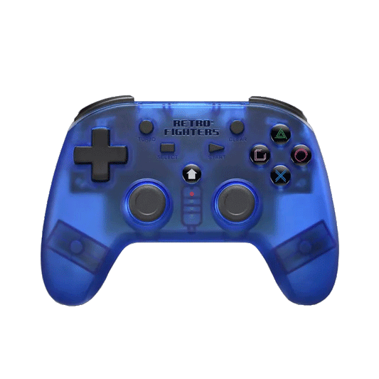 Defender (Clear Blue) Wireless Controller for PS1®/ PS2®/ PS3®/ PS Classic/ Switch/ PC