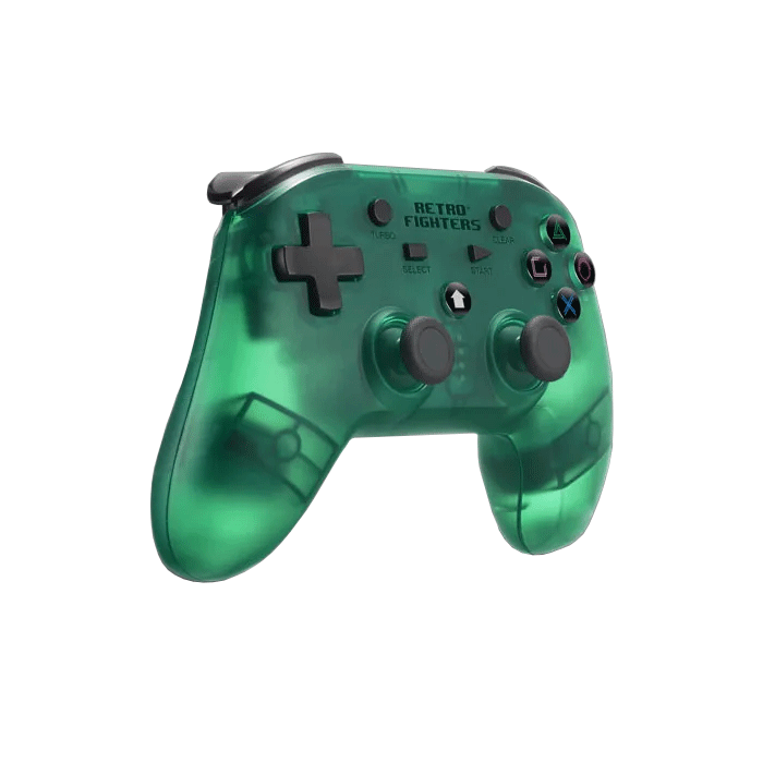 Psone Controller Green Defender (Clear Green) Wireless Controller for PS1®/ PS2®/ PS3®/ PS Cl ...