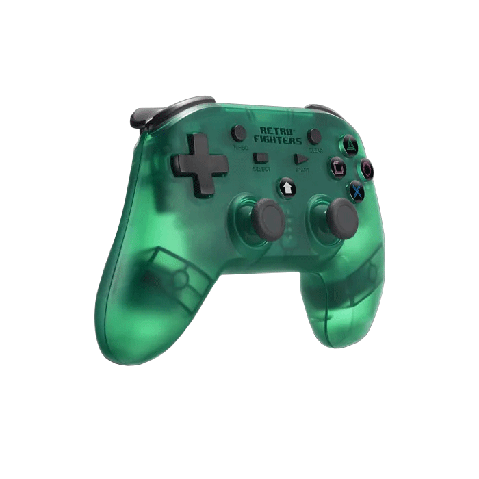 Defender (Clear Green) Wireless Controller for PS1®/ PS2®/ PS3®/ PS Classic/ Switch/ PC