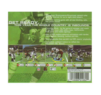 NFL 2K1 (cib)