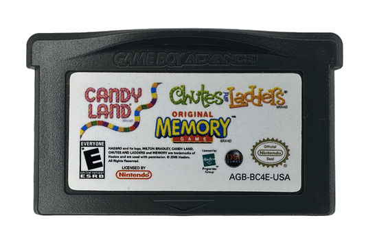 Candy Land/ Chutes and Ladders/ Memory (Cart)