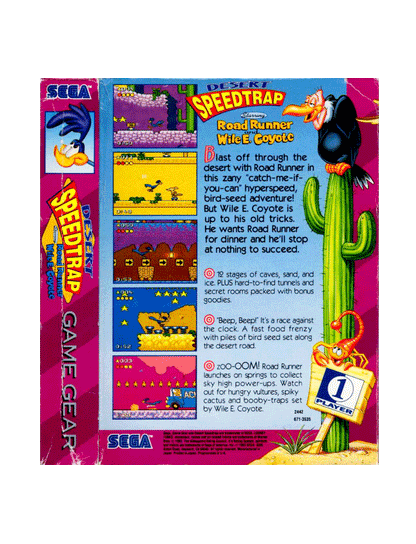 Desert Speedtrap starring Road Runner and Wile E. Coyote (cib)