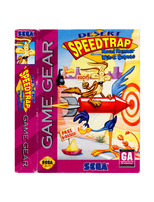 Desert Speedtrap starring Road Runner and Wile E. Coyote (cib)