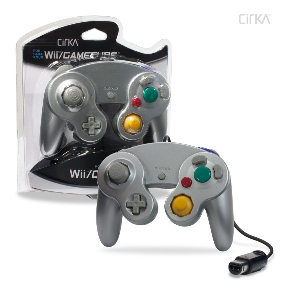 Cirka (Silver) Wired Controller for Nintendo GameCube®