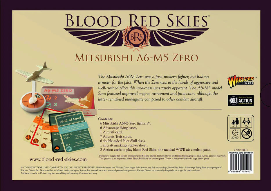 Blood Red Skies Mitsubishi A6-M5 Zero Squardron