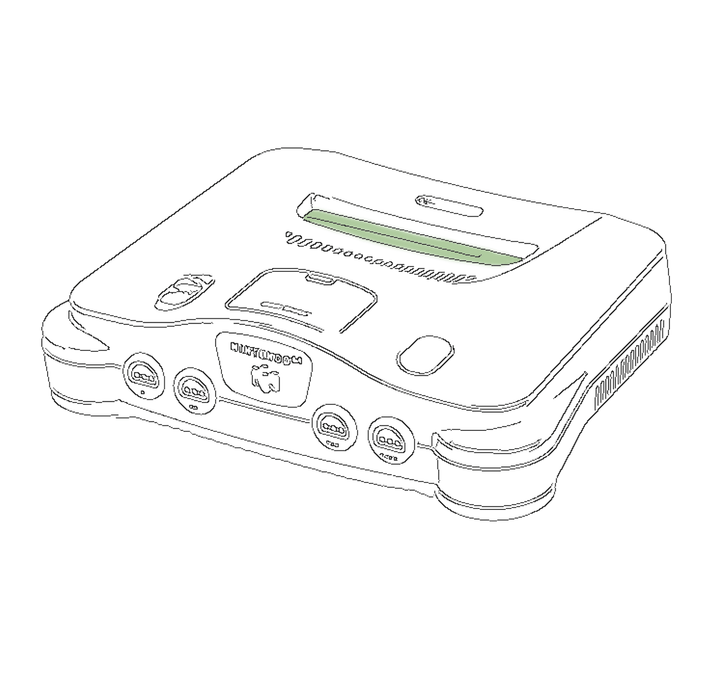 Cartridge Slot Flaps with Springs for N64 [OEM]