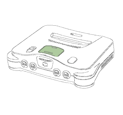 Memory Expansion Port Door Cover for N64 [OEM]