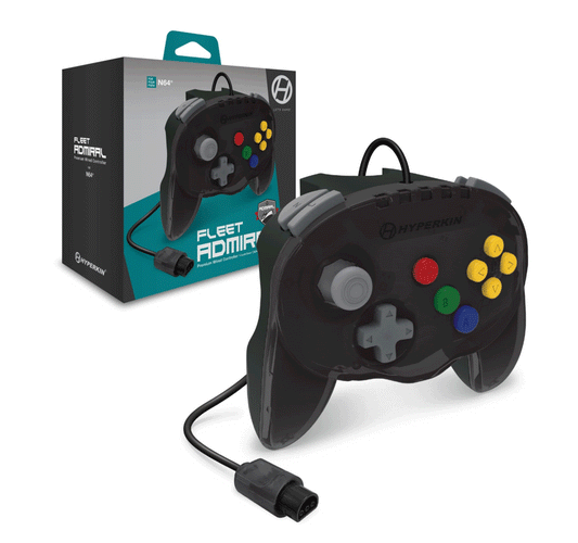 Hyperkin FLEET ADMIRAL (Cosmic Black) Controller for N64® [Wired]