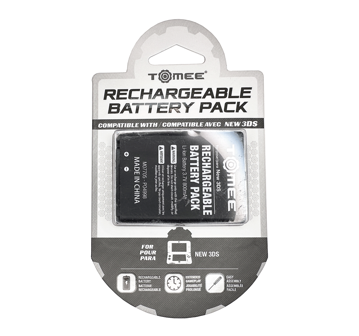 Rechargeable Battery Pack for New 3DS [Tomee]