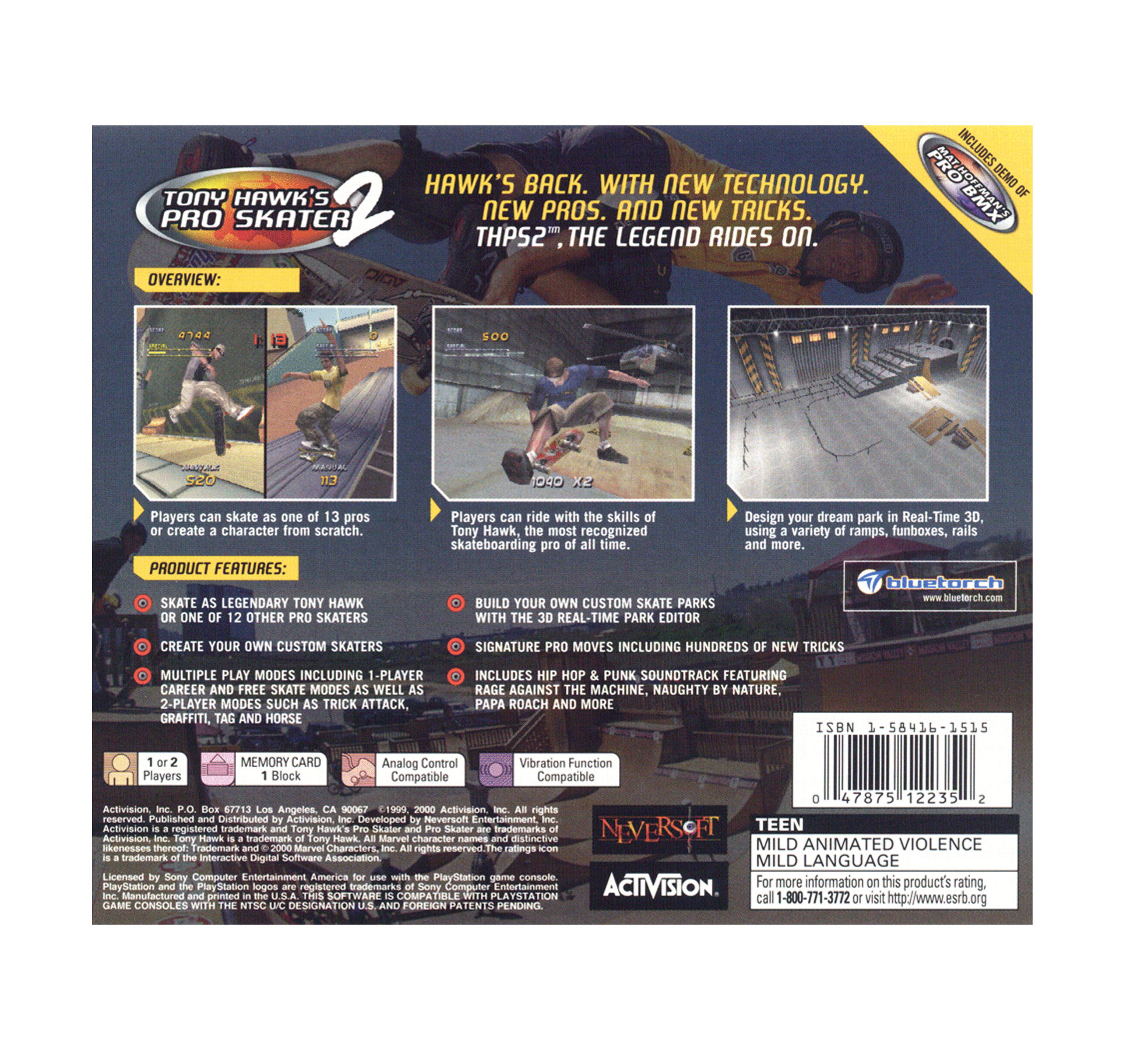 Notice Playstation 1 Notice/manuel Du Jeu Tony Hawk's Pro Skater 2 Pour PlayStation 1 (PS1) - État Correct, Opérationnel Track And Field Ps1 Notice Playstation 1 Notice/manuel Du Jeu Tony Hawk's Pro Skater 2 Pour PlayStation 1 (PS1) - État Correct, Opérationnel Track And Field Ps1