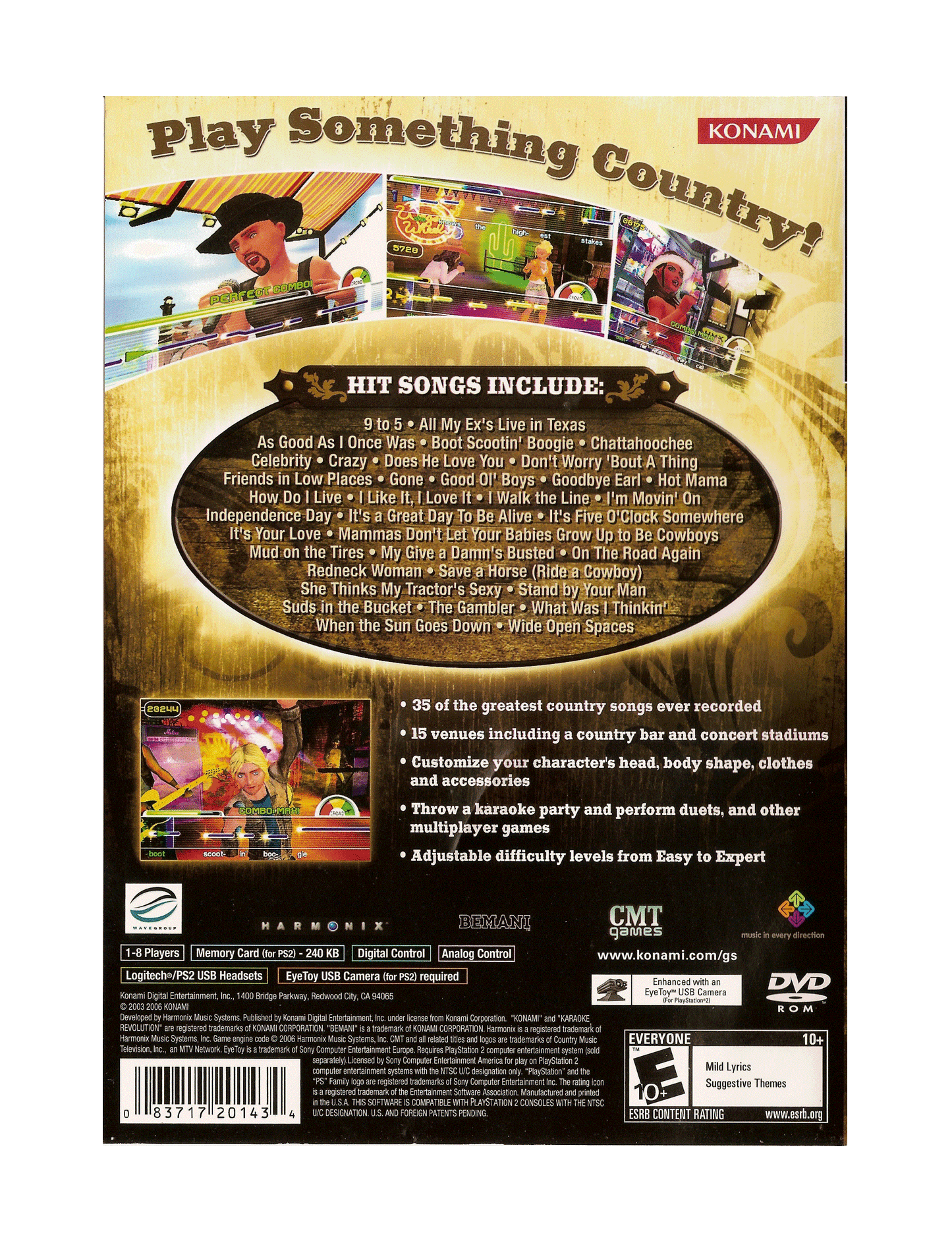 CMT Karaoke Revolution Country (cib)