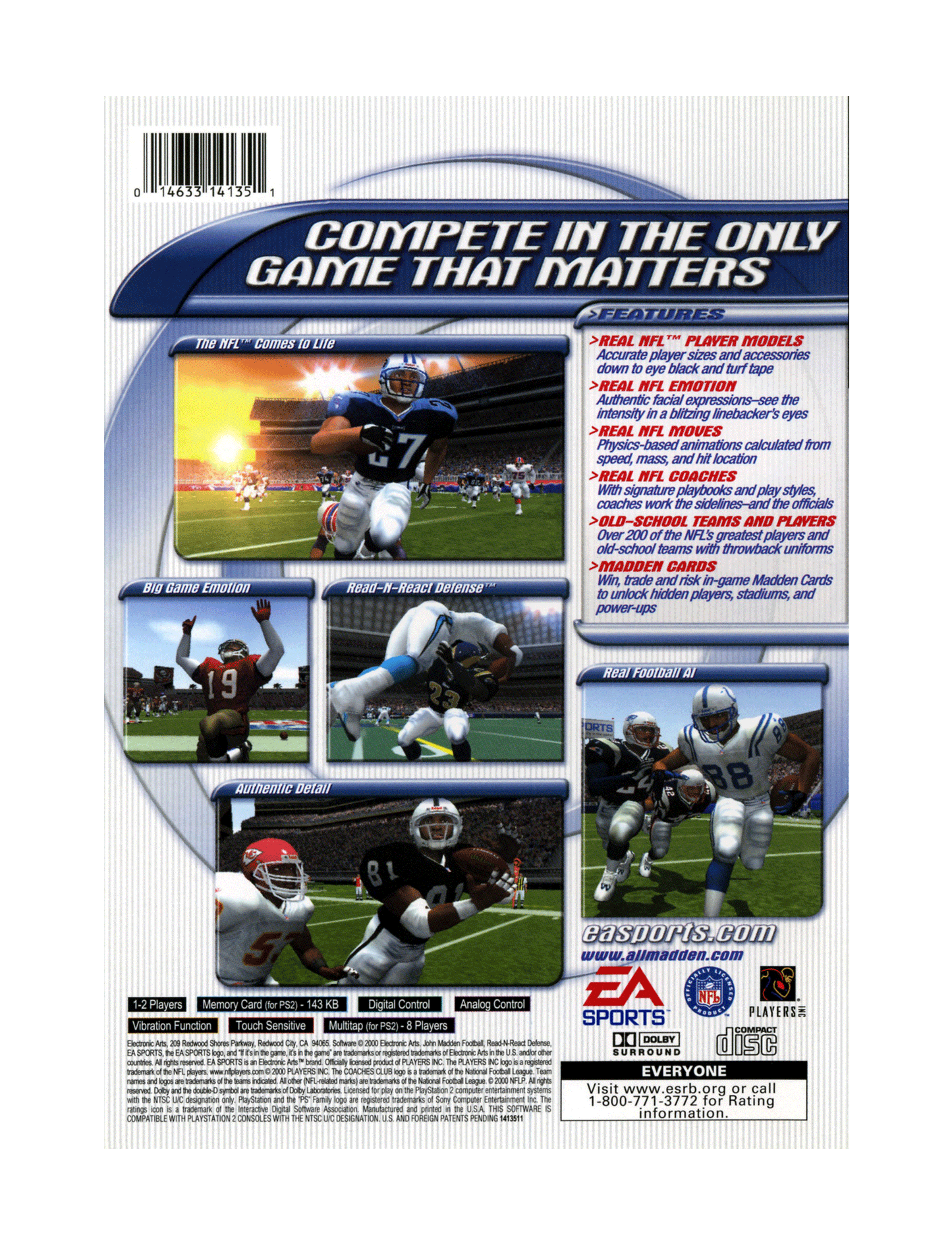 Madden 2001 (cib)