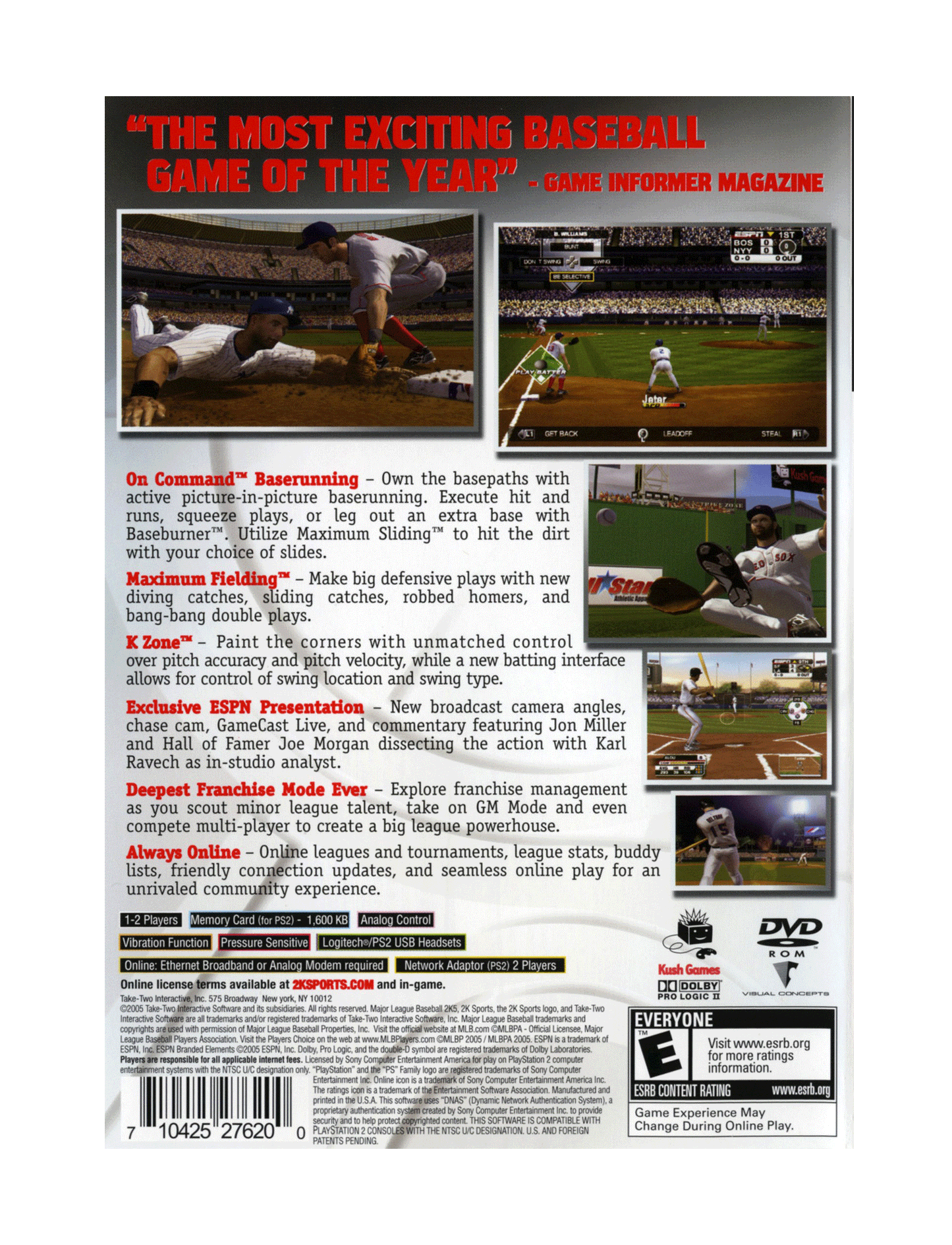 Major League Baseball 2K5 (cib)
