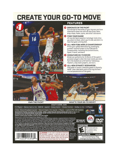 EA Sports NBA Live 08 (cib)
