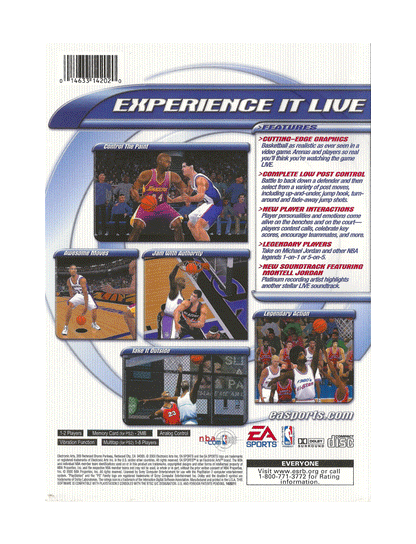 EA Sports NBA Live 2001 (cib)