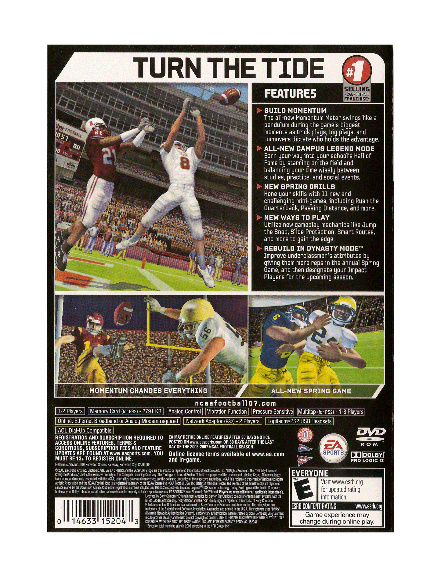 EA Sports NCAA Football 2007 (cib)
