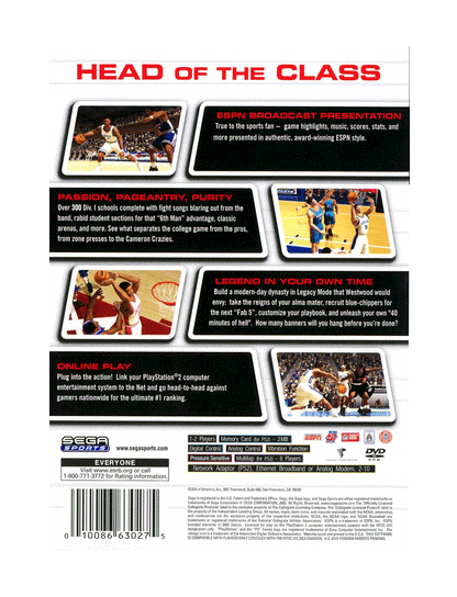 NCAA College Basketball 2K3 (cib)