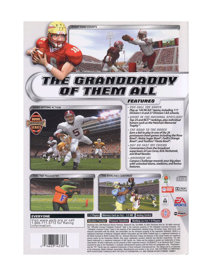 EA Sports NCAA Football 2002 (cib)