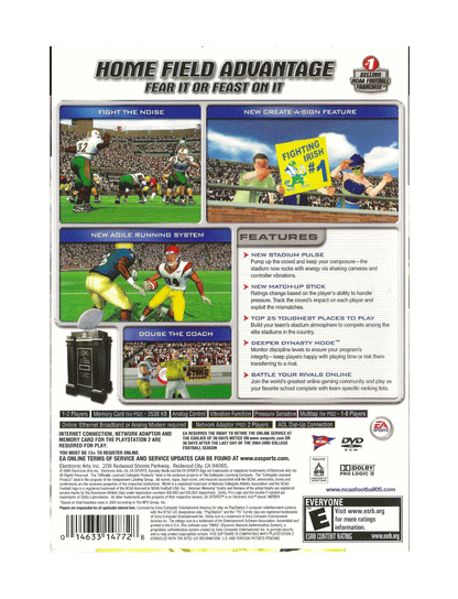 EA Sports NCAA Football 2005 (cib)