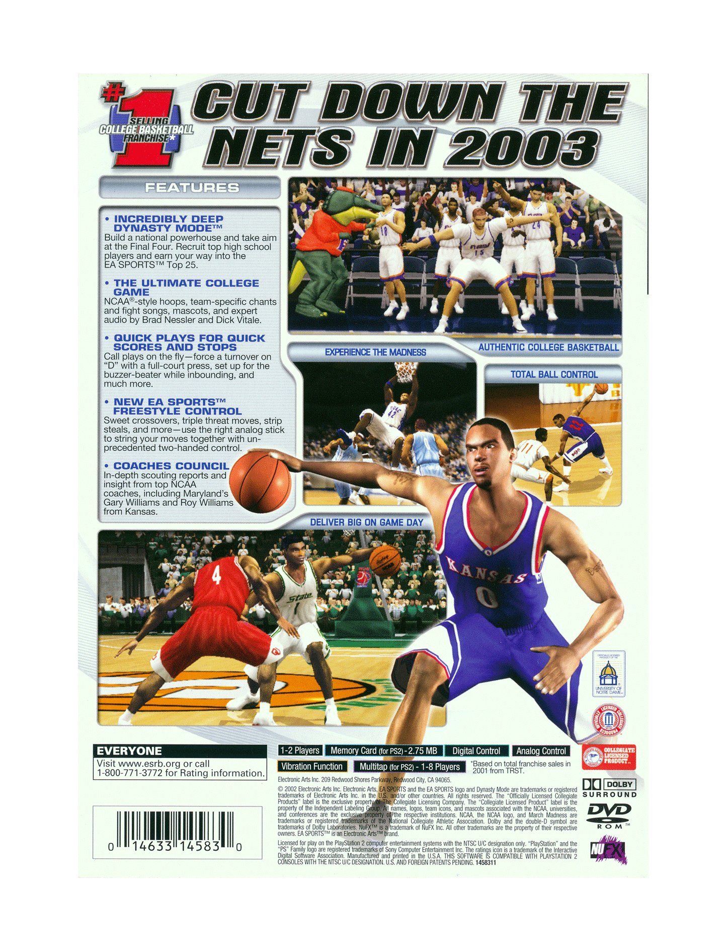 EA Sports NCAA March Madness 2003 (cib)